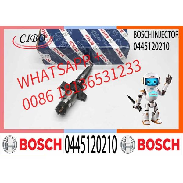 0445120210 Fuel Injector 0986435503 Diesel Injection 0445120210 Common Rail Injector 0 445 120 210 For Ford