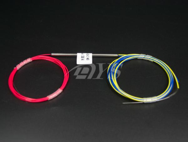 1x2 Fiber Optic Splitting Ratio 50 / 50 FBT Optical Fiber Splitter Single Fusion Design
