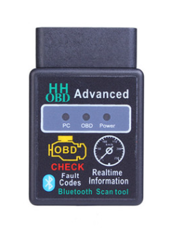 Mini ELM327  V1.5 PIC18F25K80  OBDii elm327 EOBD Bluetooth Car Diagnostic Scanner Reader Tool black