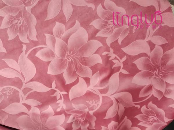 Printed Holland Velvet Fabric For Living Room Embossed Sofa Protectors