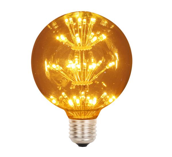 Outdoor Wedding Decorative Starry Bulb 2300k E27 G95 Edison Bulb