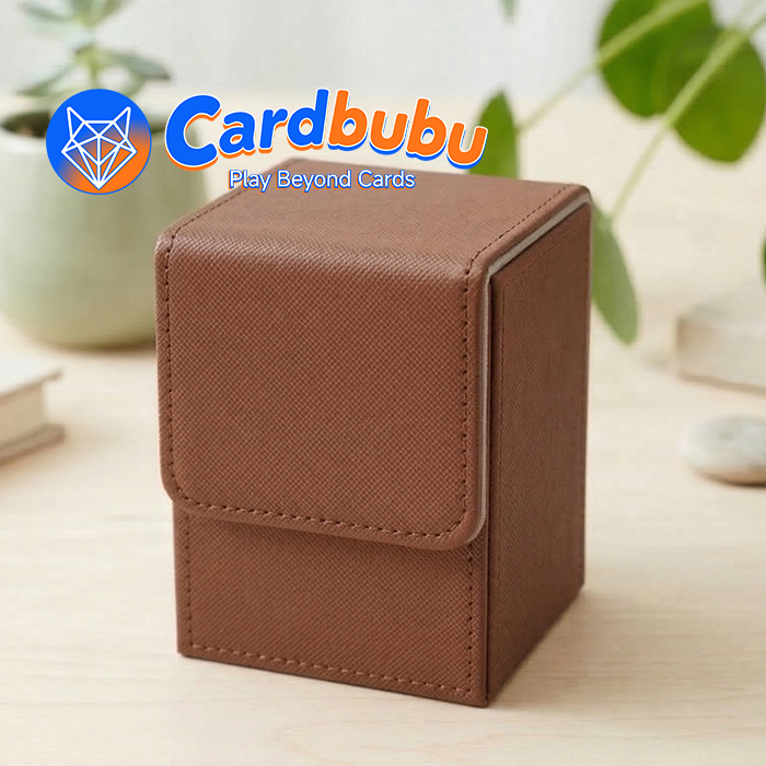 Trading Cards Leather Magic Deck Box Coffee Brown Magic The Gathering Deck Box