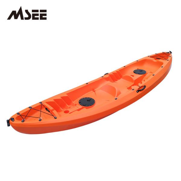 Double Sit On Top Sea Kayak For Fishing Outdoor Product HDPE Material
