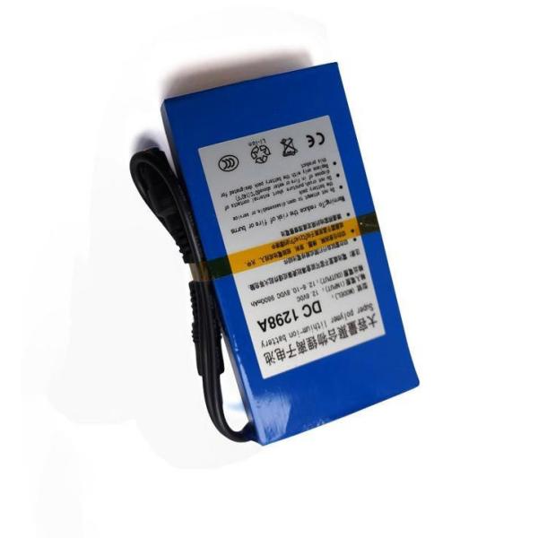 MSDS Certified | DC1298A 12V Lithium Polymer Battery | Custom 9800mAh 12V Lipo Battery Pack for Backup Power | China Manufacturing Factory