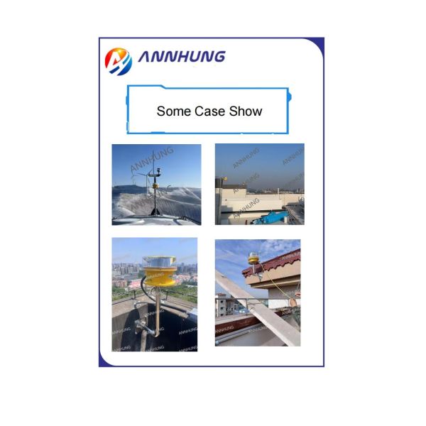 Solar Powered LED Aviation Obstruction Light with IP68 Rating and 360 Beam Angle for Marine Navigation