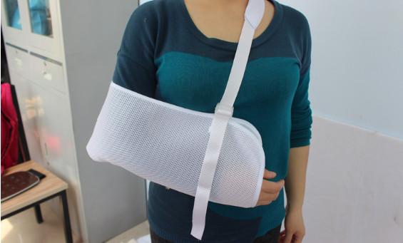 Accolade blanche de soutien d'épaule/matériel respirable de tissu de maille bride respirable de bras