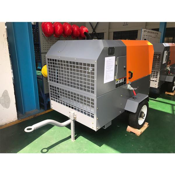 10 Bar Portable Diesel Air Compressor Mobile 185cfm Engine Driven Air Compressor