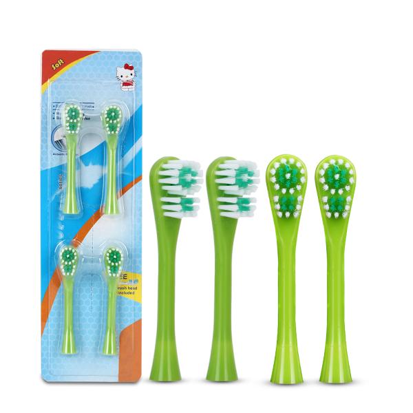 Colorful Replacement Double-sided Brush Heads for Kids Electric Toothbrush