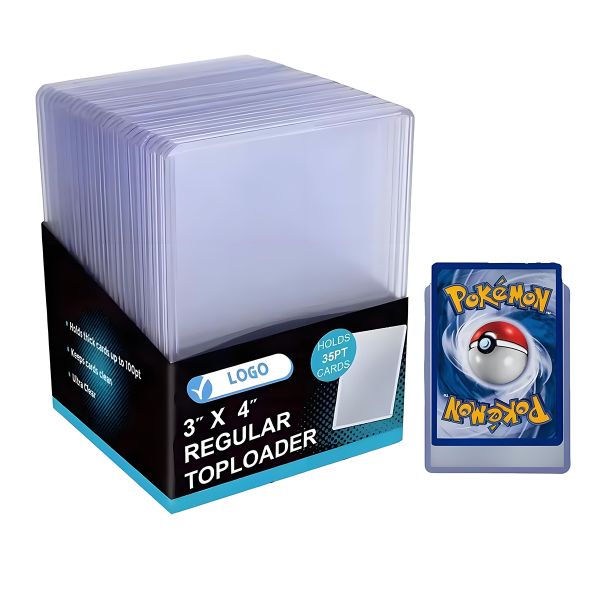 Ultra Clear 35PT Toploaders PVC Game Card Holder for Football Basketball Trading Cards Toploaders