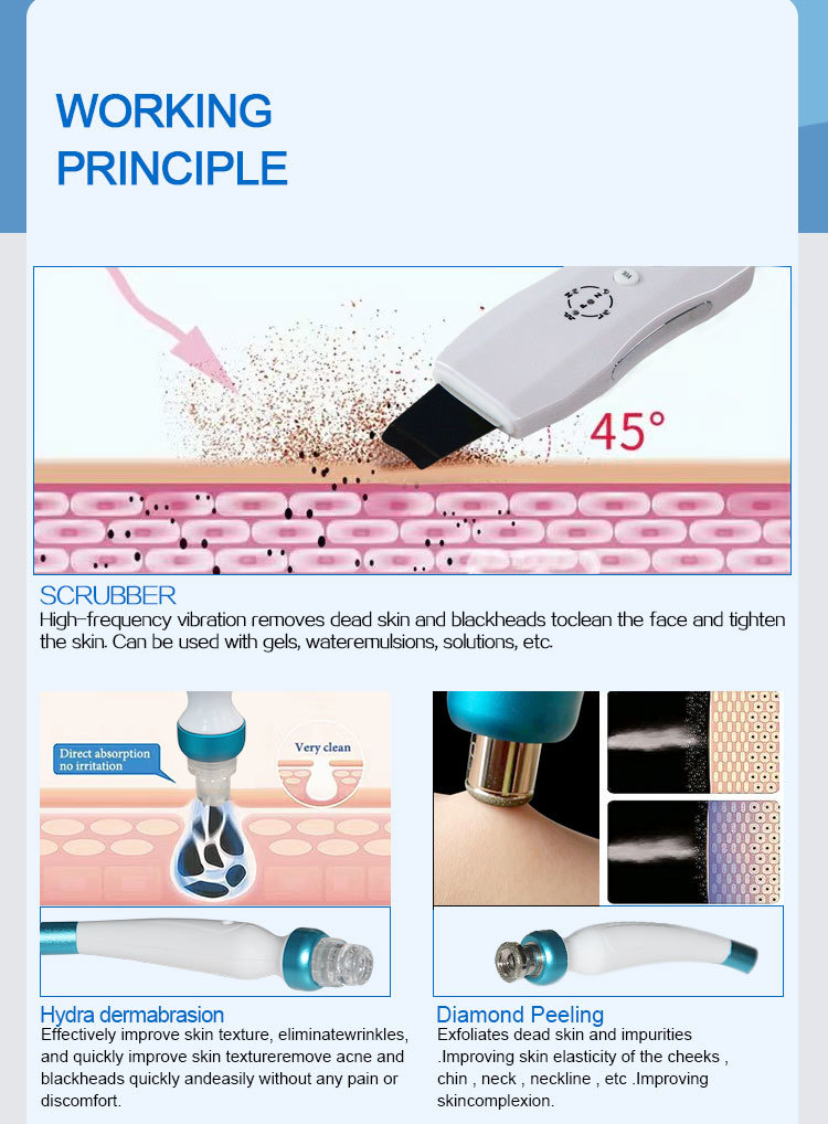 18 In 1 Aqua Exfoliate Oxygen Nourish Repair Facial Bright Spa Professional Device