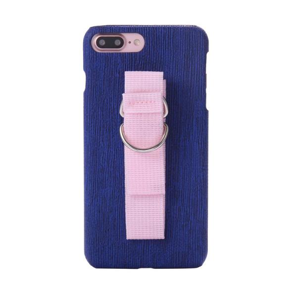 PC Colorful Canvas Wristband Back Cover Cell Phone Case For iPhone 7 6s Plus