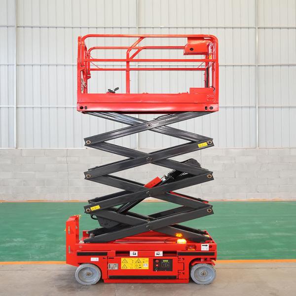 All Self Contained Hydraulic Scissor Lift Platform 4 Meters Small Configuration Sheet
