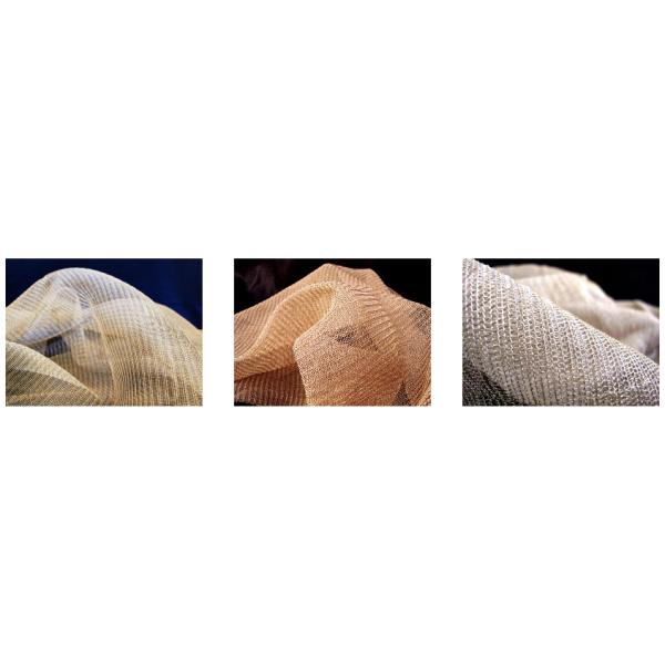 Stainless Steel Mesh Laminated Glass Modern Spaces Decorative Partitions Walls Ceiling Accents ISO Custom Cutting