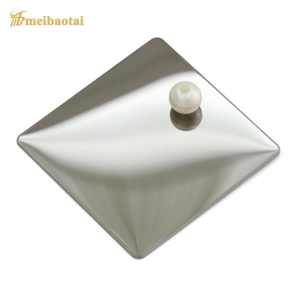 ASTM Cold Rolled Stainless Steel Plate Gold Rose Four Feet Sustainable for Construction and Decoration