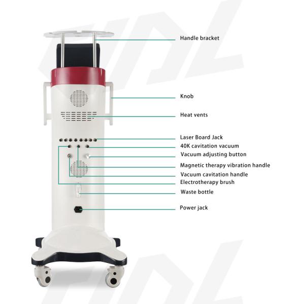 AS82 Cavitation 6 In1 Professional Cellulite Treatment Machine 500W Weight Loss