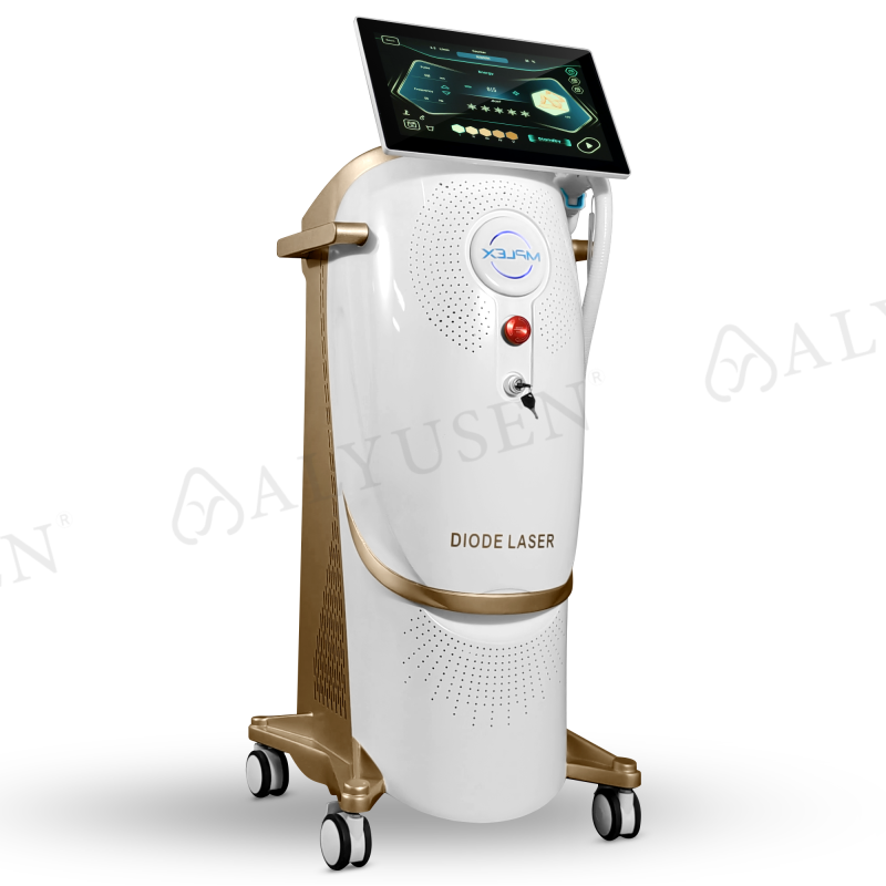 Long-lasting and Effective Results with 532nm Wavelength Diode Laser Hair Removal Machine 10.4 Inch Touchable Screen