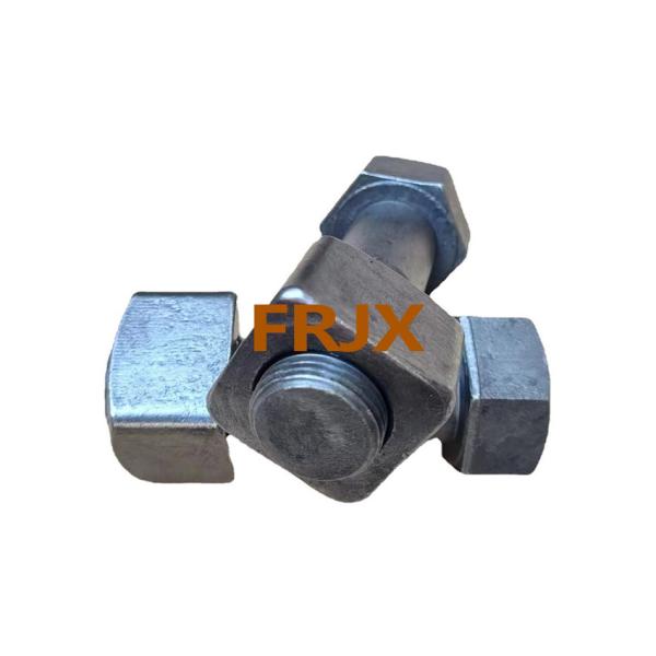 Duração Forjado Excavator Track Bolts Oxido Negro Finish Com Direita Mano Filamento ISO Certificado