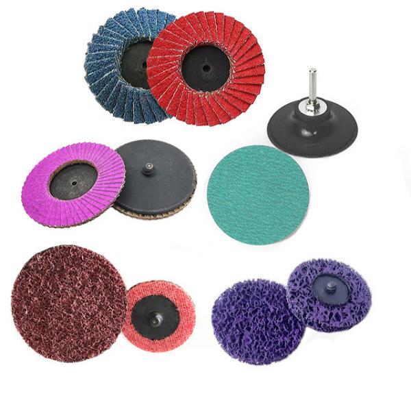 Zirconia/Ceramic/Nylon Fiber Mini Quick Change Flap Disc for Stripping and Sanding