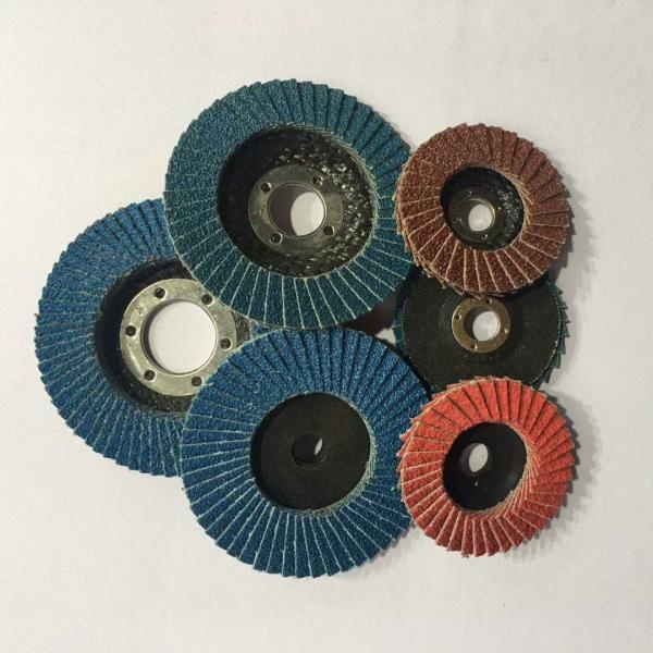 16mm 22mm or Threaded Inner Hole Abrasive Emery Paper Flap Disc for Zirconia Material