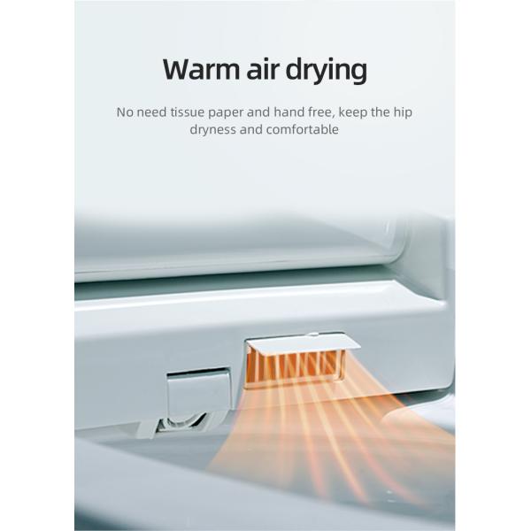 Retrete inteligente electrónico de cerámica de una pieza, retrete eléctrico integrado