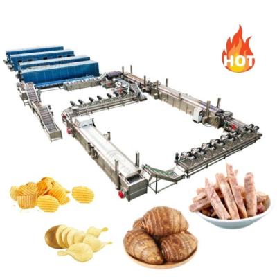 Aquecimento Elétrico 1 KG Joyshine Linha de Produção Automática de Batatas Fritas congeladas Máquina de Fabricação