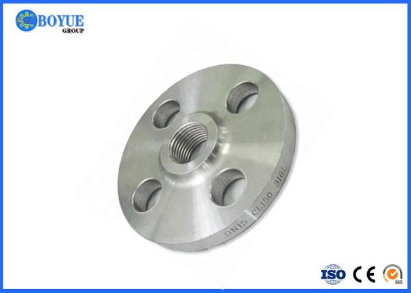 ASTM F316 / 316L F321 Stainless Steel Threaded Flange Forged SCH80 Size 2 - 48