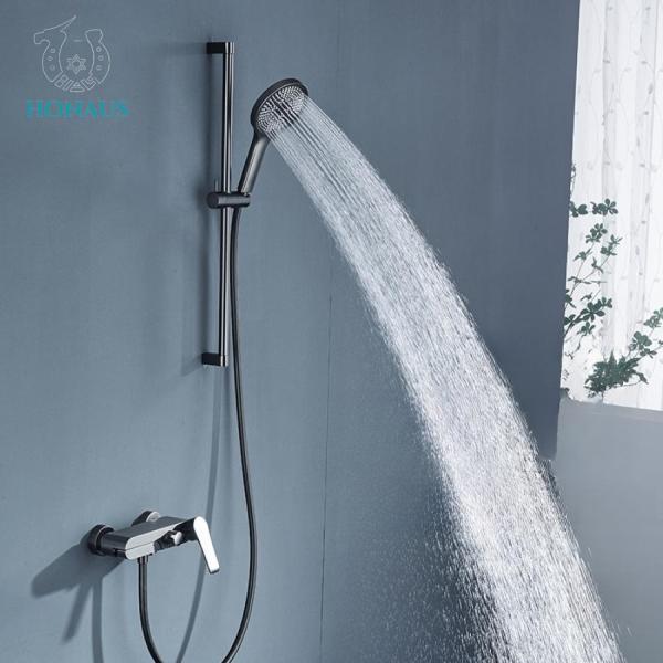Hotel Grade Bathtub Exposed Wall Mount Shower Faucet External Mixer Shower