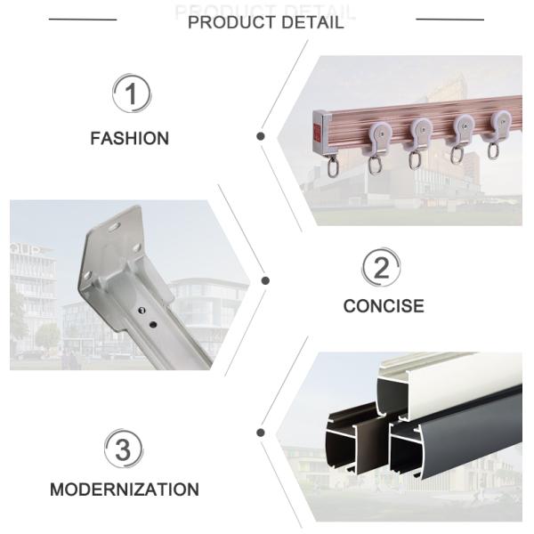 Bendable Aluminium Ceiling Curtain Track For Hospital Theater