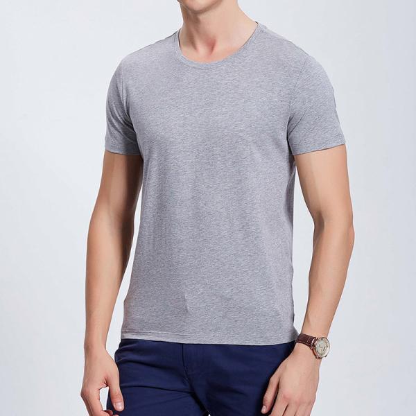 Oem Factory Manufacturer Custom Logo Classic Crewneck Cotton T-Shirt