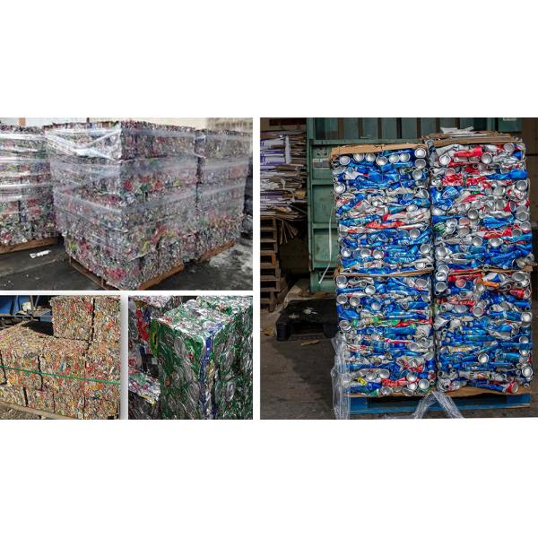 Presses de recyclage de la ferraille d'aluminium Baler Cannes d'aluminium UBC Baler Machine pour le recyclage de la ferraille de métal