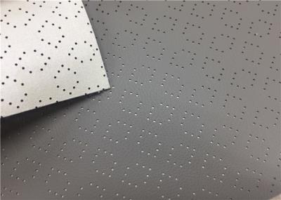 High Elasticity Car Leather Fabric Dark Grey Abrasion Resistant Anti - Mildew