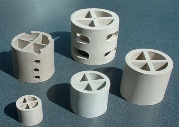 Gas Scrubbing Ceramic Random Packing Big Flux With Lower Pressure Drop
