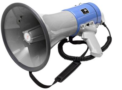 Microfone de 50W, alto-falante, poderoso megafone portátil multifuncional.