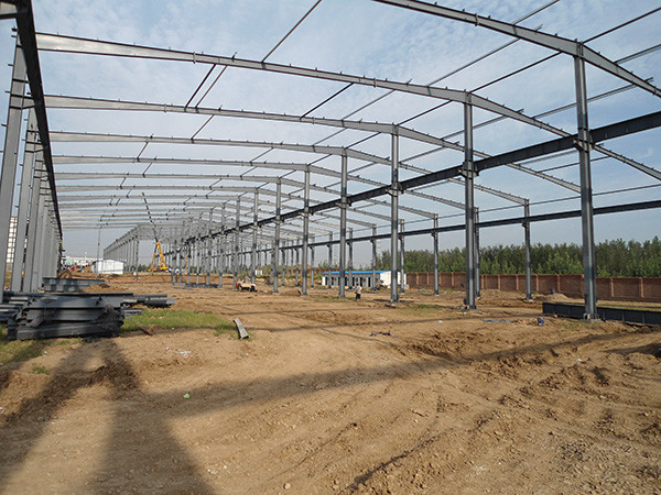 Pre Engineered Heavy Steel Structure Warehouse Workshop High Strength