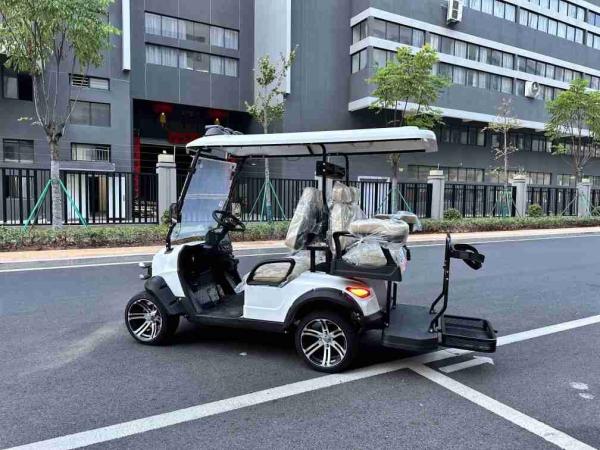 High Degree Electric Golf Cart E 3 Wheel 4 Wheel Drive Lifted Street Legal Club Golf Cart Roof