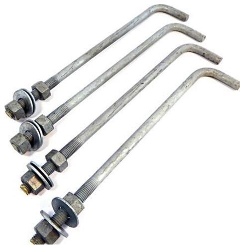 Hot Dip Galvanized Foundation Anchor Bolts 8.8 Grade DIN965 ISO 7046.2