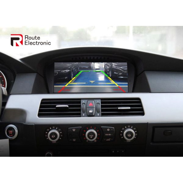 Двойная система BMW Car Stereo поддерживает OEM камера заднего вида и обратную камеру после продажи