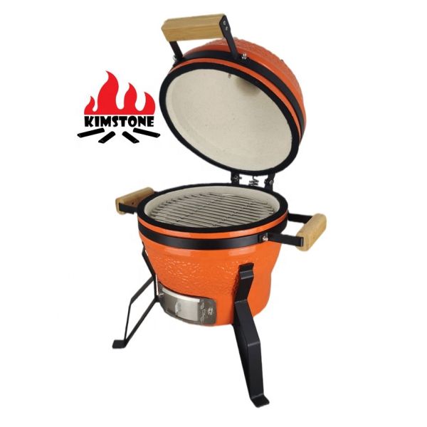 KIMSTONE 13 Inch Charcoal Grill Luxury Outdoor Garden Charcoal Griller Smoker Charcoal Grill Commercial for Sale Josper Grill