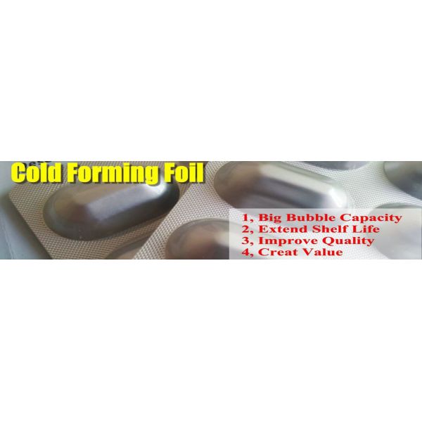 Cold Forming Aluminium Foil For Pills Tablets Capsule Blister Packaging