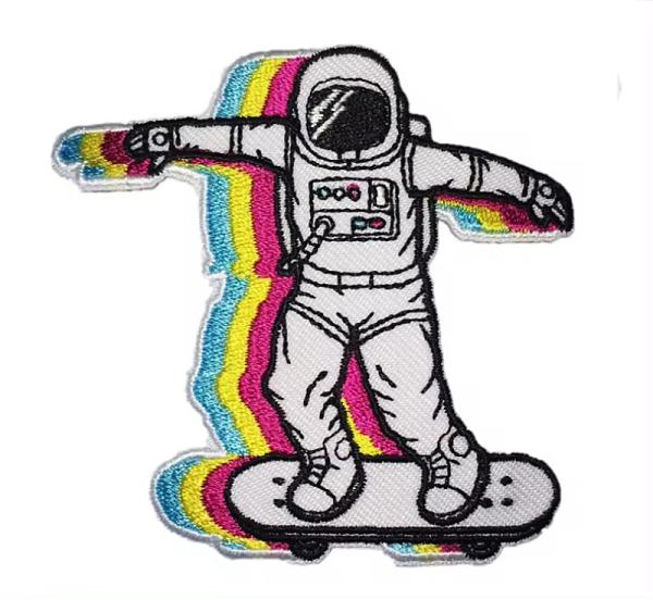 Customized Iron On Embroidery Patches Animal Badges Embroidered Logo Patch