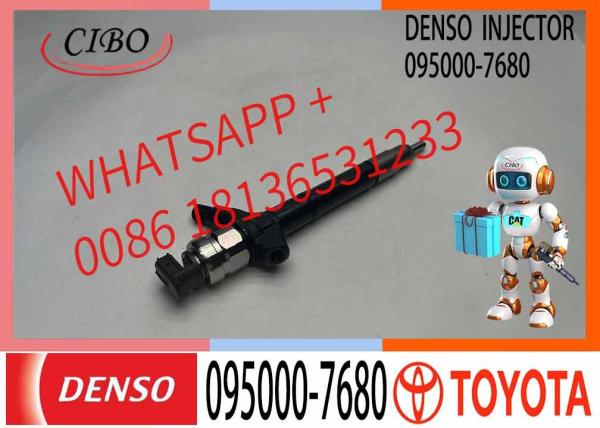 Peças para motores a diesel 095000-7680 095000-7681 Injetor de combustível para trens comuns 23670-0R180 Para Rav4 Injecto de trens comuns
