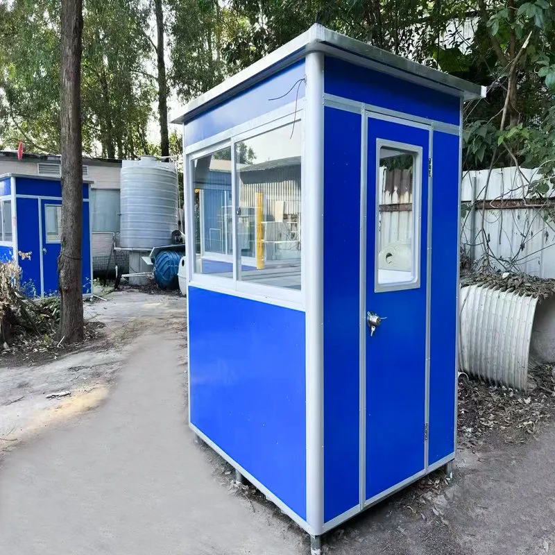 Modern Sentry Booth with Customized Features for Enhanced Safety Solutions