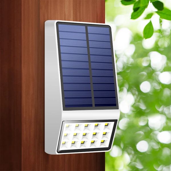 Solar Powered LED Wall Lamp Solar Microwave Radar Sensing With Waterproof