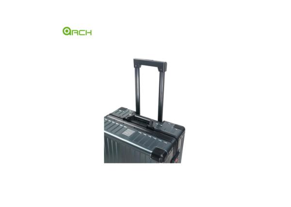 24 Aluminium Hard Sided Trolley Luggage with Double Spinner Wheels