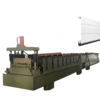 Ancho ajustable de acero galvanizado puerta de garaje máquina de moldeado de rodillos de puerta panel de fabricación de la máquina 0,5-1,0 mm de espesor