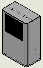 Energ - Saving Outdoor Cabinet Air Conditioner 300W DC With R134a Refrigerant MODBUS