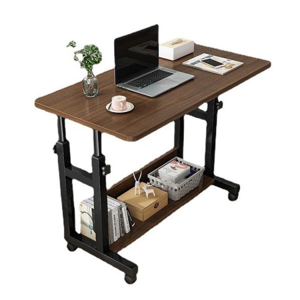 Versatile Standing Desk with Laptop Storage and Eco-Friendly Partical Board Desktop