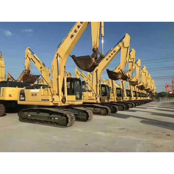 Six Cylinder SAA6D102E-2 Engine PC200-7 Komatsu 20T Excavator