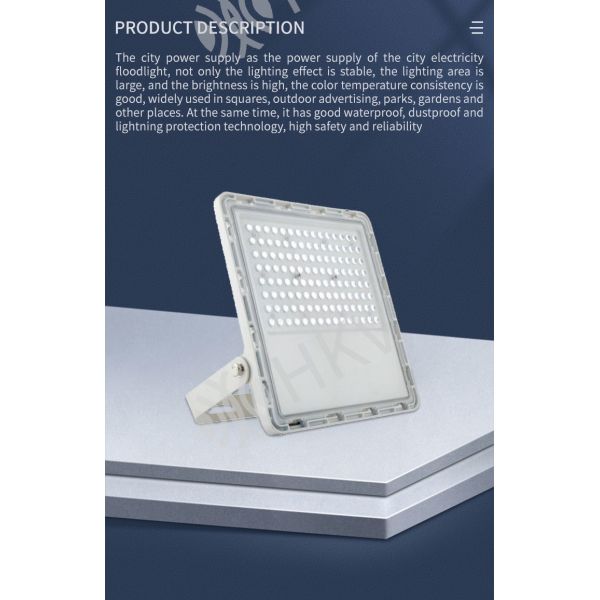 50W 100W 150W 200W 250W High Power LED Floodlight Cool / Warm White IP65