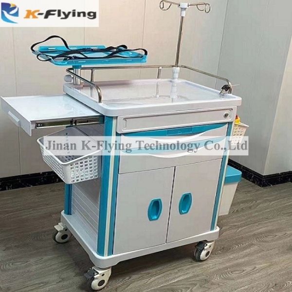 ABS Equipment Cart Rescue Treatment Hospital Medical Trolley